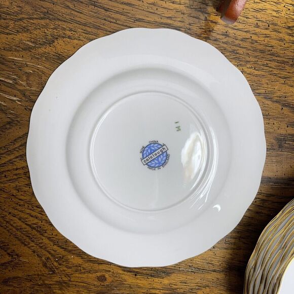 Colclough Fine Bone China SALAD Plate Floral Made in England‎ Luncheon - Picture 3 of 7